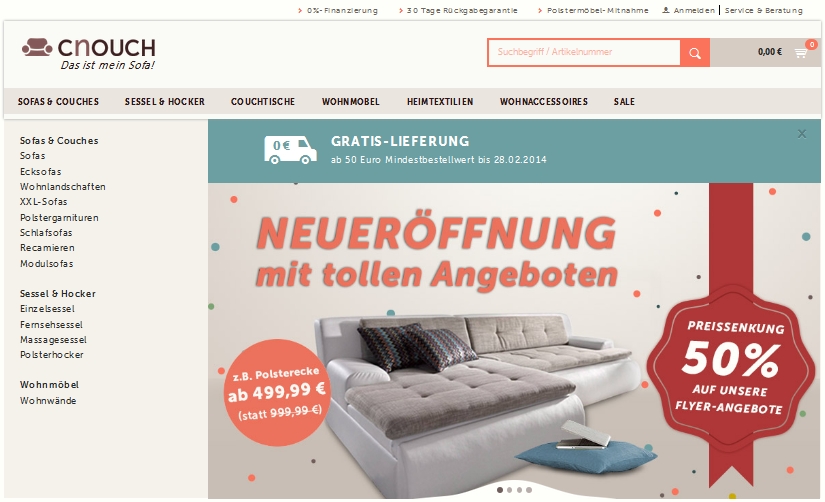 Cnouch =*= Möbel Outlet Einrichtung Günstig Kaufen